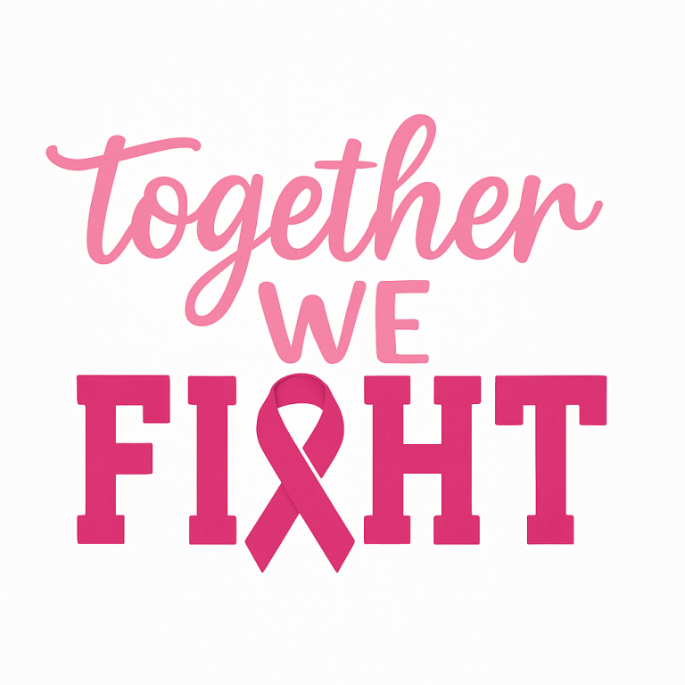 Together We Fight Svg, Png, Eps, Pdf Files, Cancer Awareness Svg, Breastcancer Svg, Fight Cancer Svg, Wear Pink Svg, Cancer Ribbon Svg