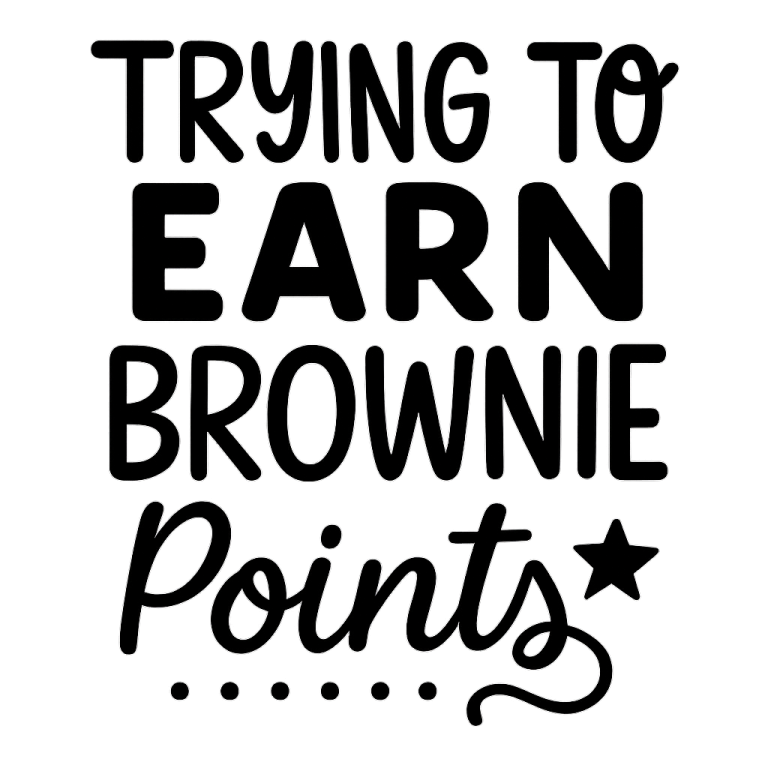 Trying To Earn Brownie Points SVG, Teacher svg, dxf, png instant download, Teacher Pot Holder SVG, Baking svg, Funny Teacher svg, Oven Mitt