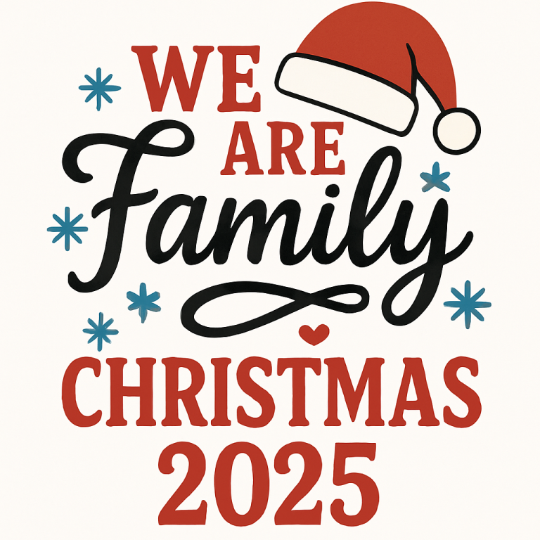 We Are Family Christmas 2025 Svg, Png, Eps, Pdf