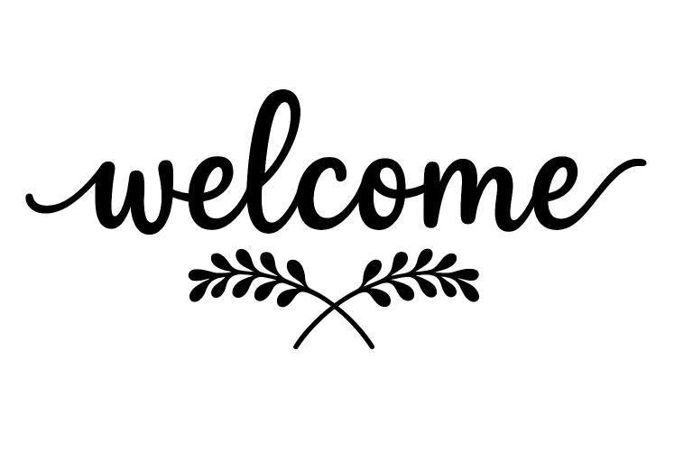 Welcome Home SVG, Front Door Sign, Wedding Decor (Digital Download)