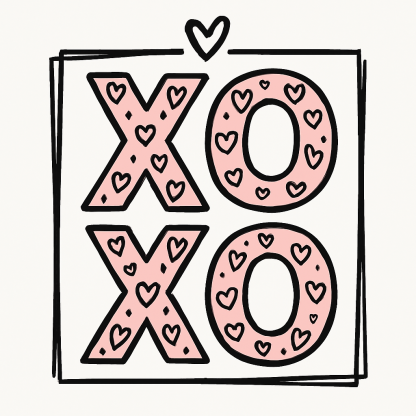 Xoxo Svg Png, Hugs and Kisses SVG, Heart Svg, Valentines Svg, Love Svg, Valentine Shirt Svg, Valentine's Day Svg, Cut Files For Cricut