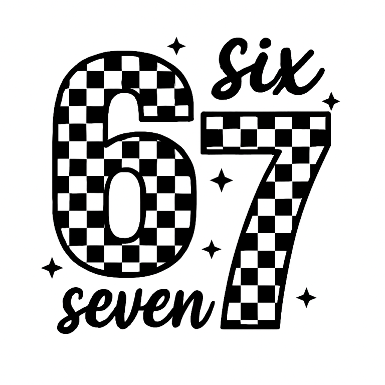 67, 67 shirt, 67 checkered png, checkered 67 svg, 6 7 checkered, six seven png, six seven, Six Seven Svg, 67 Svg, 67 Checkered Png, Digital