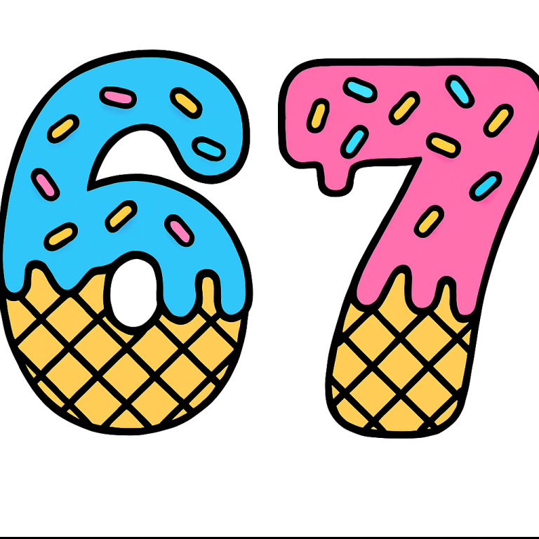 67 Ice Cream Drip SVG PNG,Ice Cream Numbers With Sprinkles svg png,67 Birthday Png svg,6 7 png svg,6 7 shirt for kids svg png,6 7 Meme svg