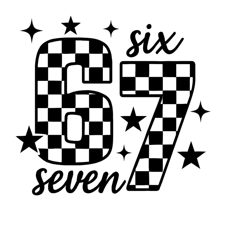 67 checkered png, checkered 67 svg, 6 7 checkered, 67 cute svg, unique 67 png, six seven digital download, six seven clipart, 67 images, 67