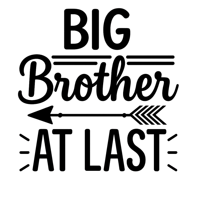 Big Brother At Last - Instant Digital Download - svg, png, dxf, and eps files included! Pregnancy Reveal, Announcement, Cut File