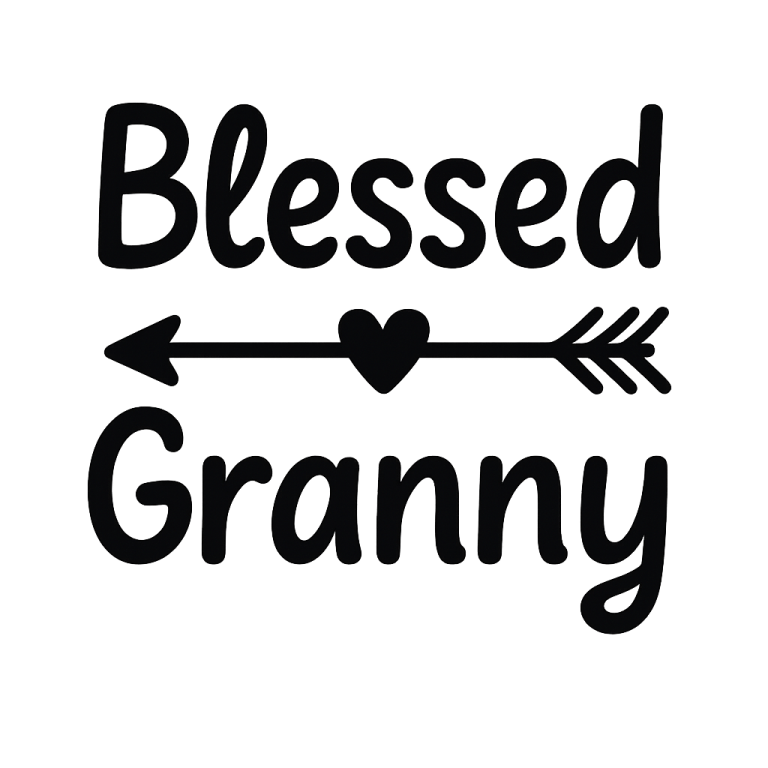 Blessed Granny - Instant Digital Download - svg, png, dxf, and eps files included!