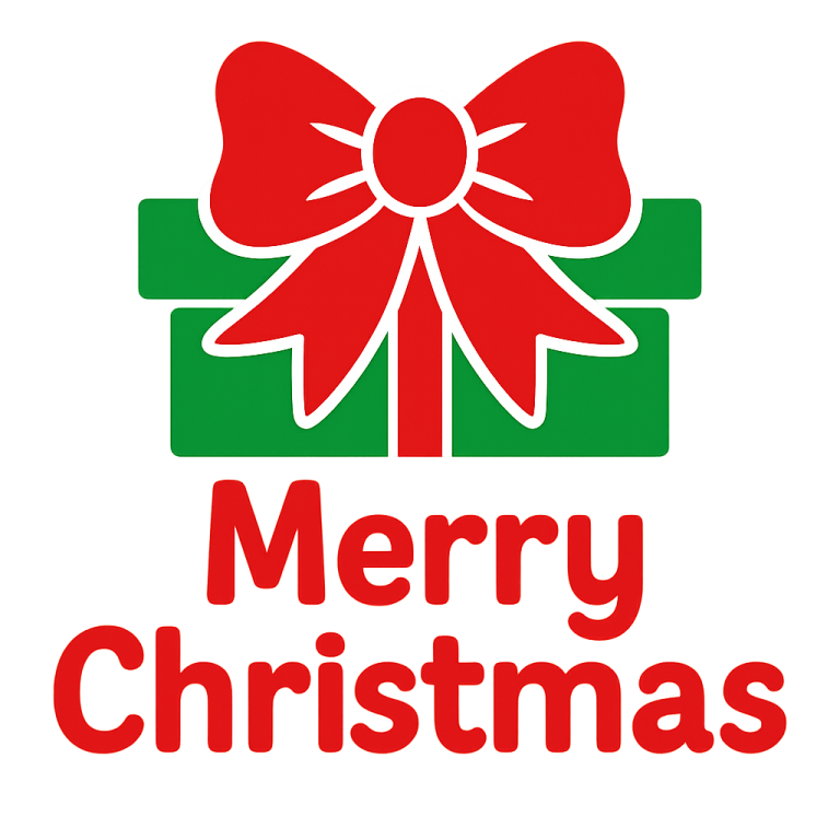 Christmas Present Monogram Name Frame - Instant Digital Download - svg, png, dxf, and eps files included!