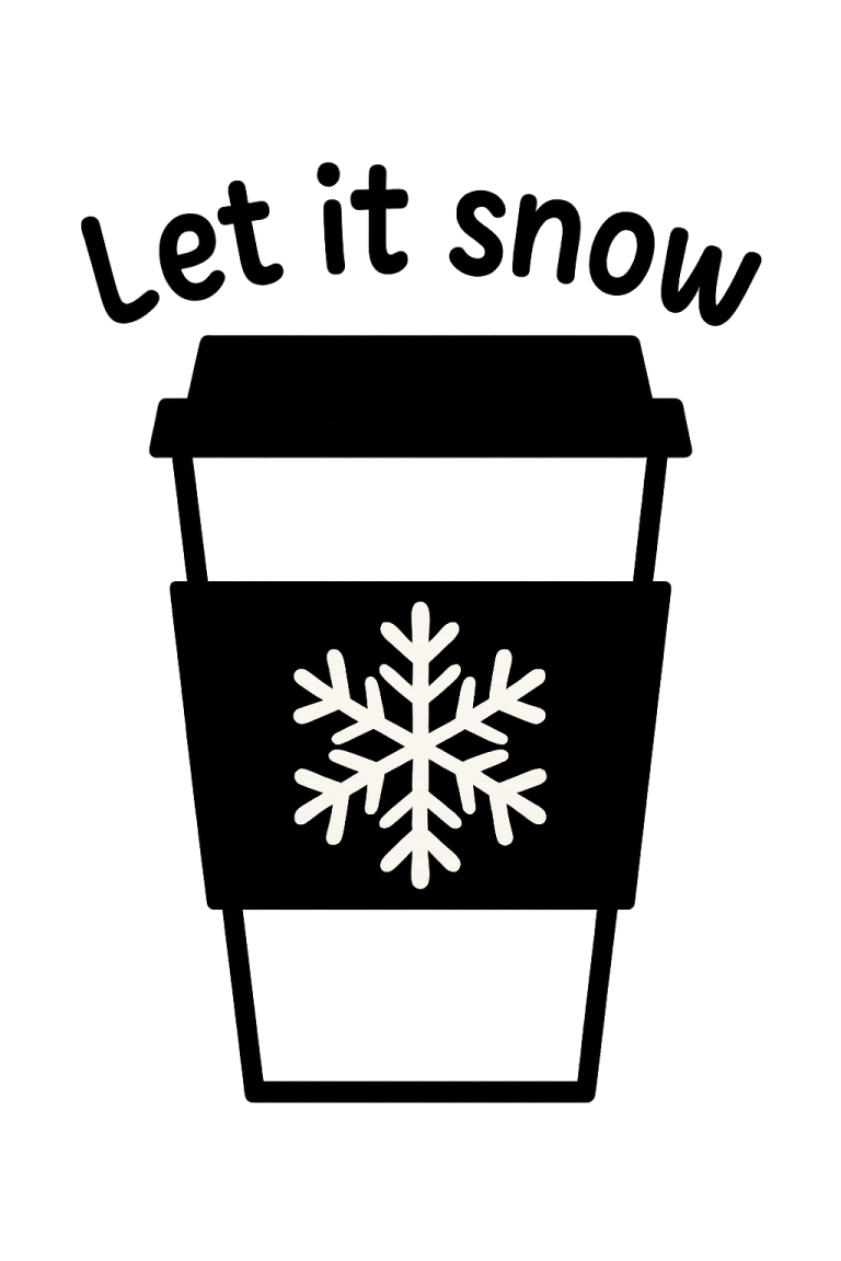 Coffee To Go Cup - Instant Digital Download - svg, png, dxf, and eps files included! Christmas, Coffee, Hot Chocolate, Mocha