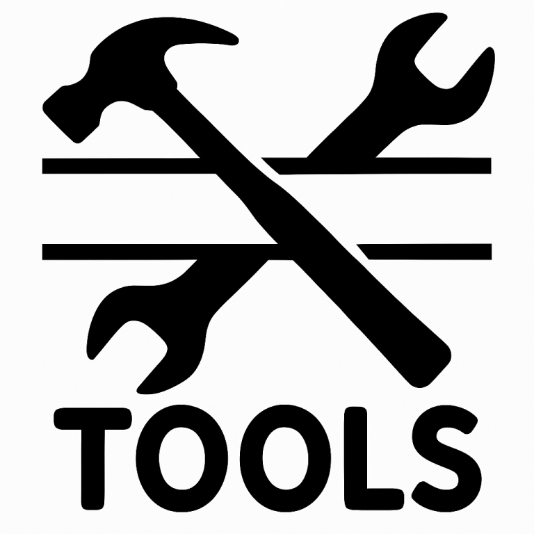 Crossed Hammer And Wrench - Instant Digital Download - svg, png, dxf, and eps files included! Split Monogram, Name Frame