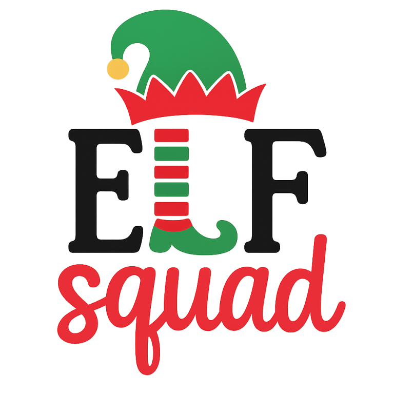 Elf Squad - Instant Digital Download - svg, png, dxf, and eps files included! Christmas, Winter, Elf Hat, Elf Feet