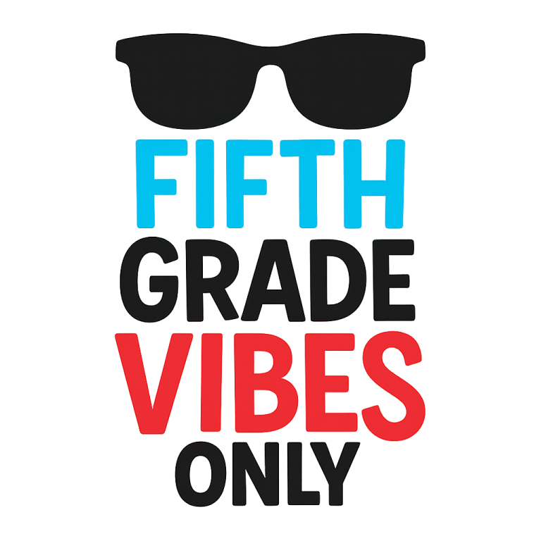 Fifth Grade Vibes Only - Instant Digital Download - svg, png, dxf, and eps files included! 5th Grade, Back To School