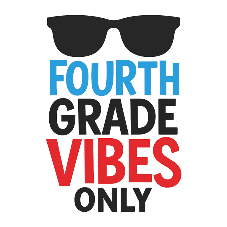 Fourth Grade Vibes Only - Instant Digital Download - svg, png, dxf, and eps files included! 4th Grade, Back To School