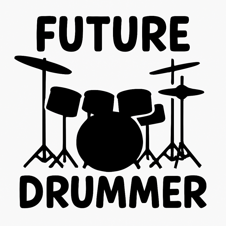 Future Drummer - Instant Digital Download - svg, png, dxf, and eps files included!