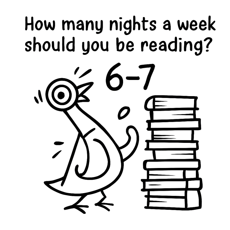 How Many Nights A Week Should You Be Reading 6-7 SVG,Pigeon Elephant Piggie Children's Books Sweatshirt svg,Teacher Six Seven 67 Long Sleeve