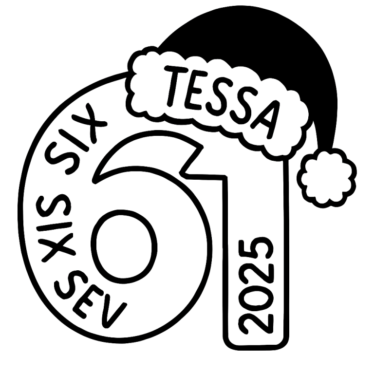 SVG Digital Laser File TIKTOK Viral 67 Wording "Six Seven" Ornament engravable Santa Hat. Cut & tested on Glowforge Engrave and cut