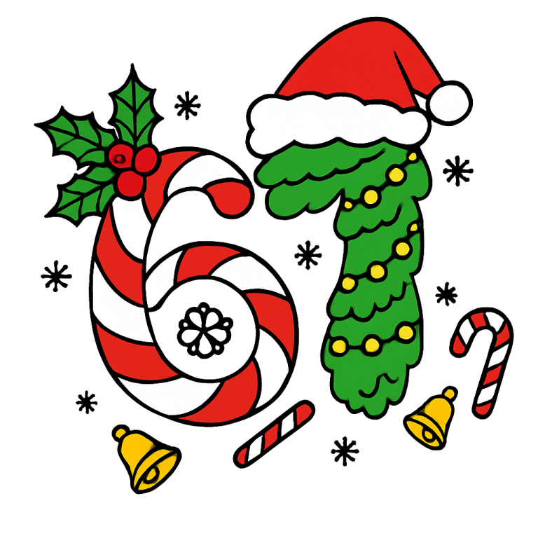 Santa 67 Graphic SVG PNG | Hilarious Christmas Meme | Holiday Cutting File for Cricut | Sublimation Download | DTF Print Artwork