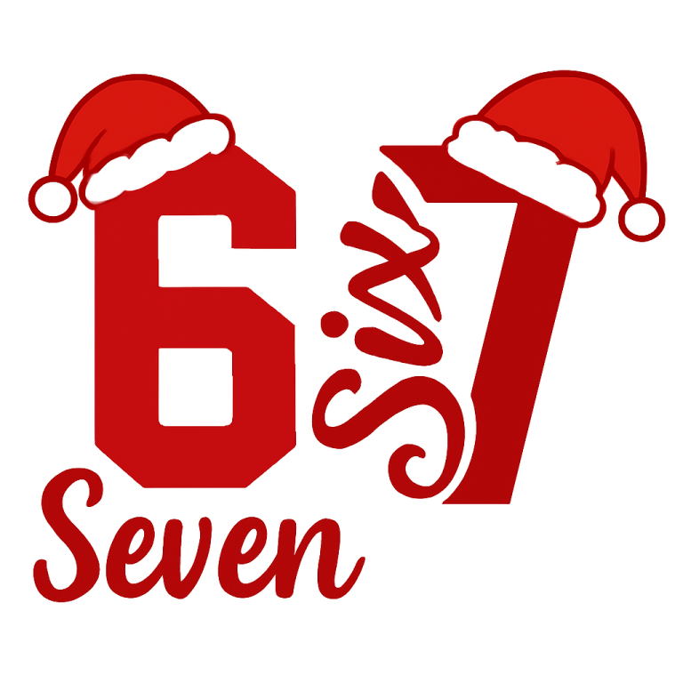 Santa 67 Meme SVG PNG, Funny Christmas Quote, Trendy Holiday Design (Cut File)