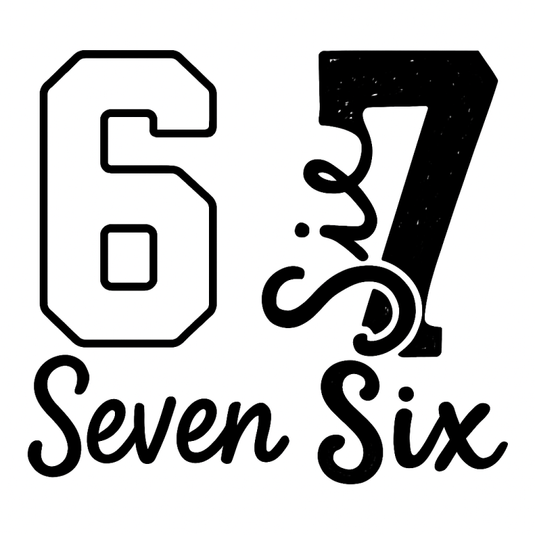 Six Seven Meme SVG PNG, Funny Hands Gesture Design (Digital Download)