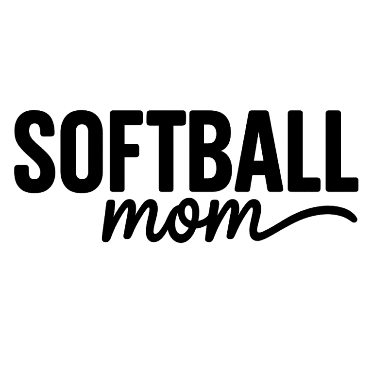 Softball Mom - Instant Digital Download - svg, png, dxf, and eps files included!