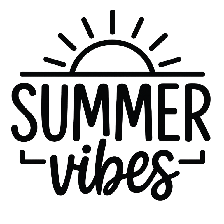 Summer Vibes - Instant Digital Download - svg, png, dxf, and eps files included!