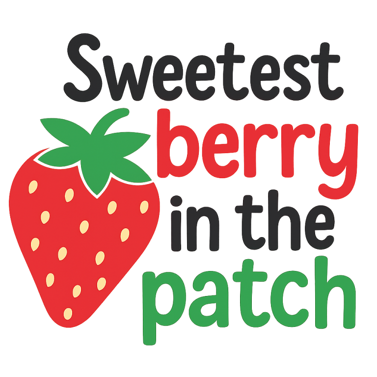 Sweetest Berry In The Patch - Strawberry - Instant Digital Download - svg, png, dxf, and eps files included!