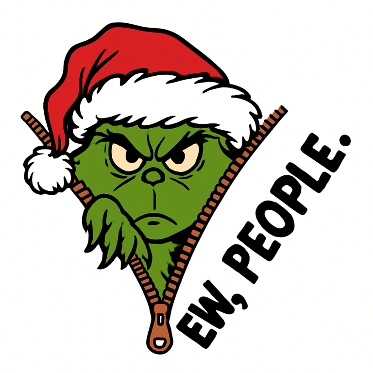 The grinch Ew People SVG, Christmas Tshirt Design, Grinchy Cartoon Png, Digital Download Retro Christmas png, Greench png, Instant Download