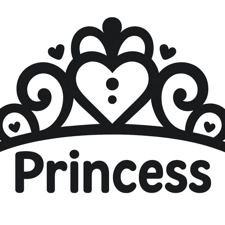 Tiara - Princess, Crown - Instant Digital Download - svg, png, dxf, and eps files included!